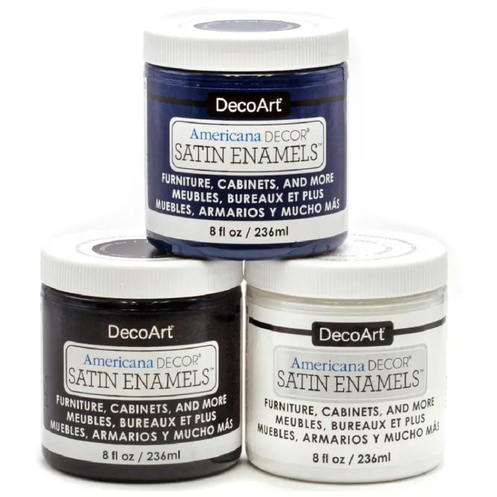 Discount Acrílico Americana Decor Satin Enamels 236ml Pinturas Acrílicas