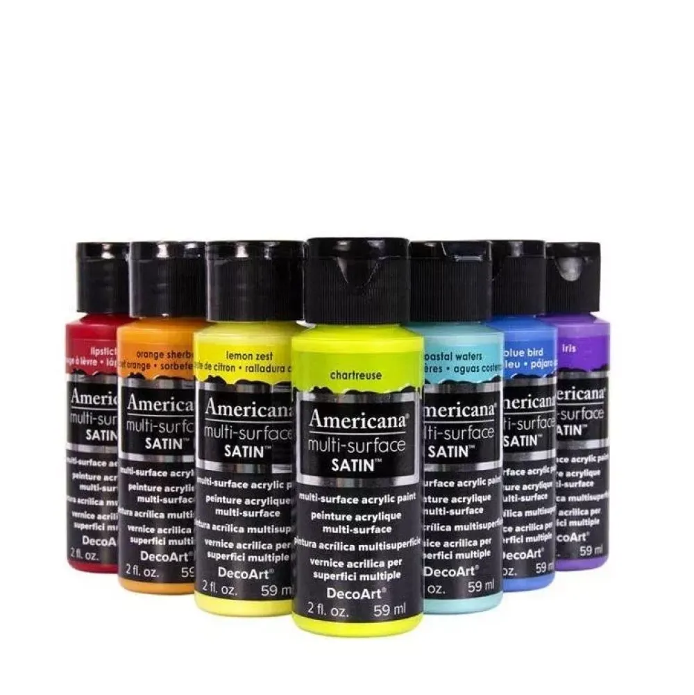 Sale Acrílico Americana Multisurface Satin 59ml Doraduras|Pinturas De Vidrio Y Cerámica