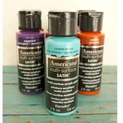 Sale Acrílico Americana Multisurface Satin 59ml Doraduras|Pinturas De Vidrio Y Cerámica