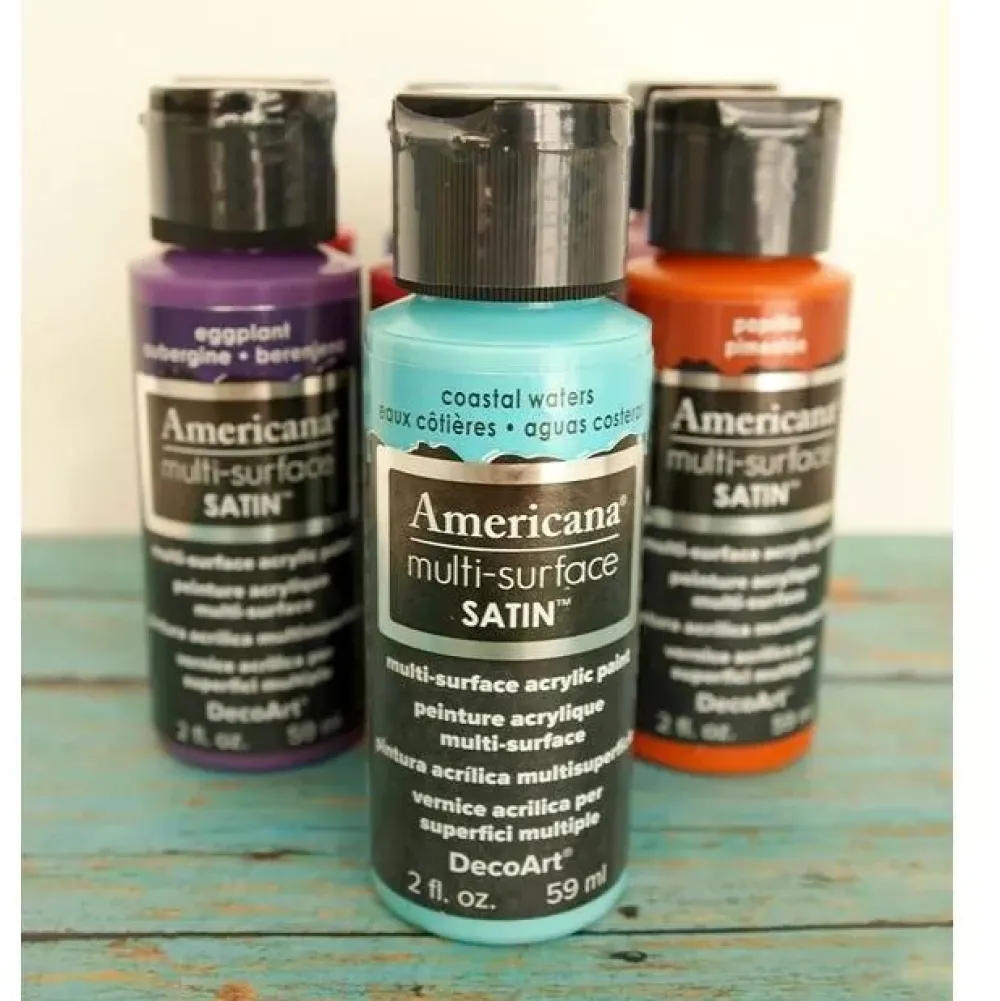 Sale Acrílico Americana Multisurface Satin 59ml Doraduras|Pinturas De Vidrio Y Cerámica