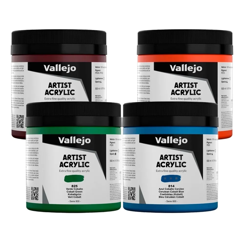 New Acrílico Artist 500ml Pinturas Acrílicas