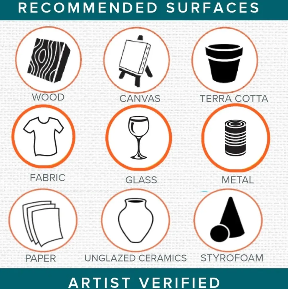Online Acrílico Metálico Dazzling Metallics 59ml Pinturas Acrílicas|Doraduras