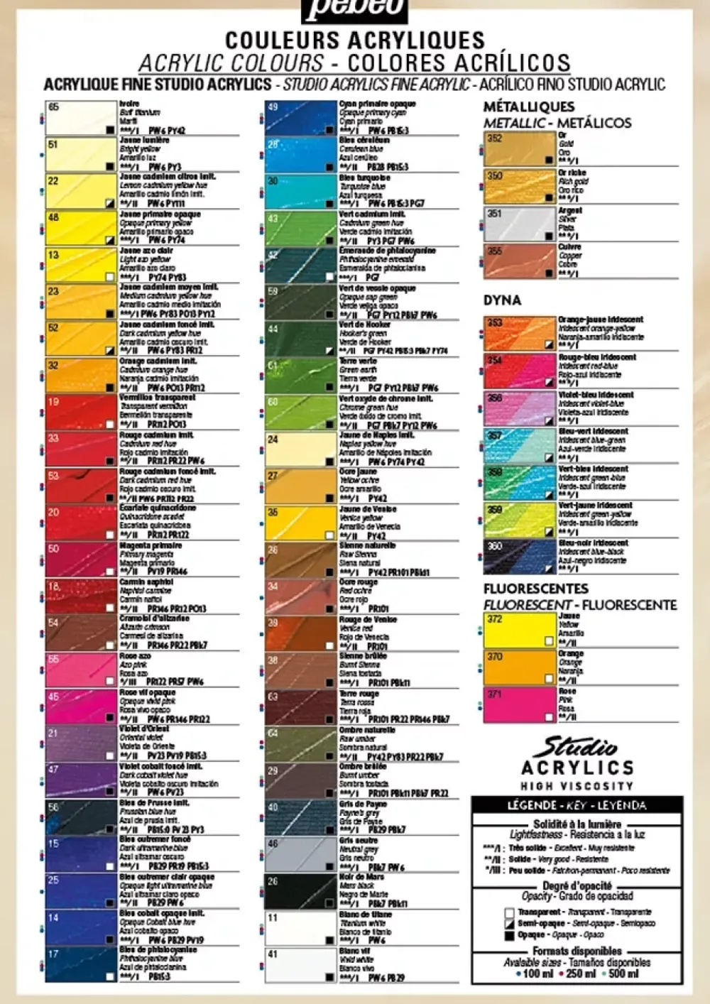 Discount Acrílico Studio Acrylics Alta Viscosidad 500ml Pinturas Acrílicas