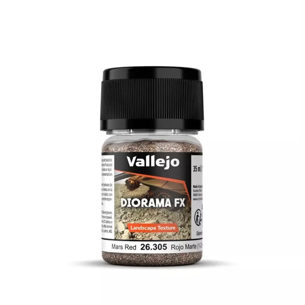 Sale Acrílico Textura 305 Rojo Marte 1-2mm Diorama FX 35ml Pinturas Para Maquetas Y Modelismo|Pinturas Acrílicas