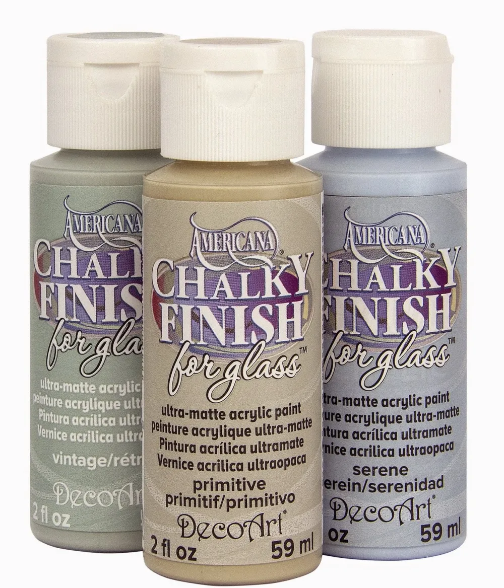 Discount Acrílico tiza para cristal Americana Chalky Finish Glass 59ml Pinturas De Vidrio Y Cerámica