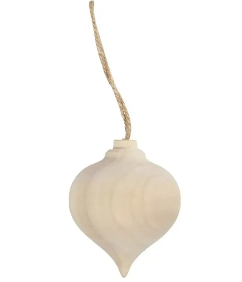 Hot Adorno de Madera Gota Navidad|Maderas