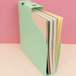 Best Archivador Vertical Para Papeles de Scrapbooking Turquesa Organización