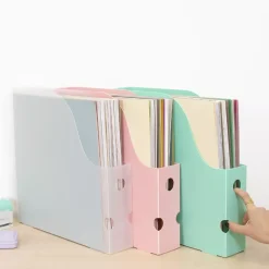 Best Archivador Vertical Para Papeles de Scrapbooking Turquesa Organización
