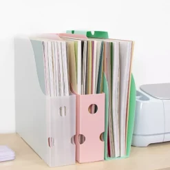 Best Archivador Vertical Para Papeles de Scrapbooking Turquesa Organización