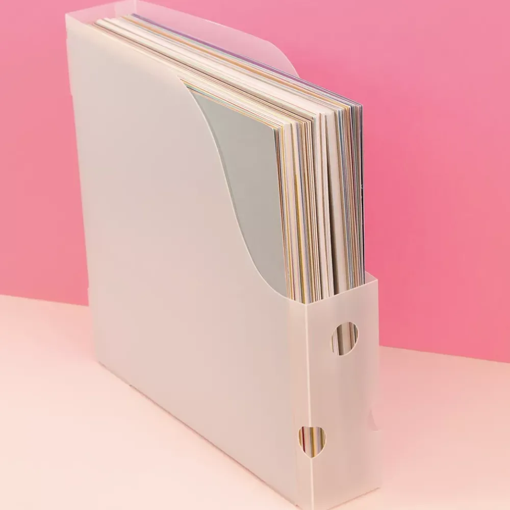Outlet Archivador Vertical Para Papeles de Scrapbooking Organización