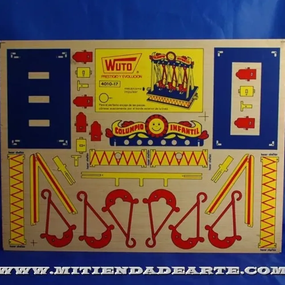 Online Balancines-17 Kits Recortables Serigrafiados de Marquetería 4010-17 Maquetas Y Modelismo