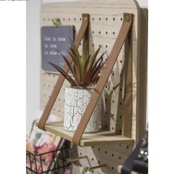 Best Balda de madera pequeña para Pegboard Pin and Peg Organización|Maderas