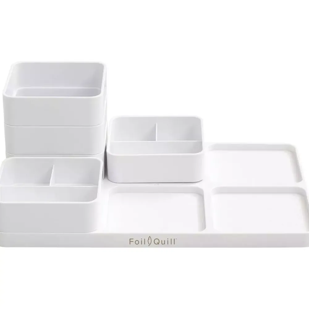 Discount Bandeja de almacenamiento modular con usb para Foil Quill Organización