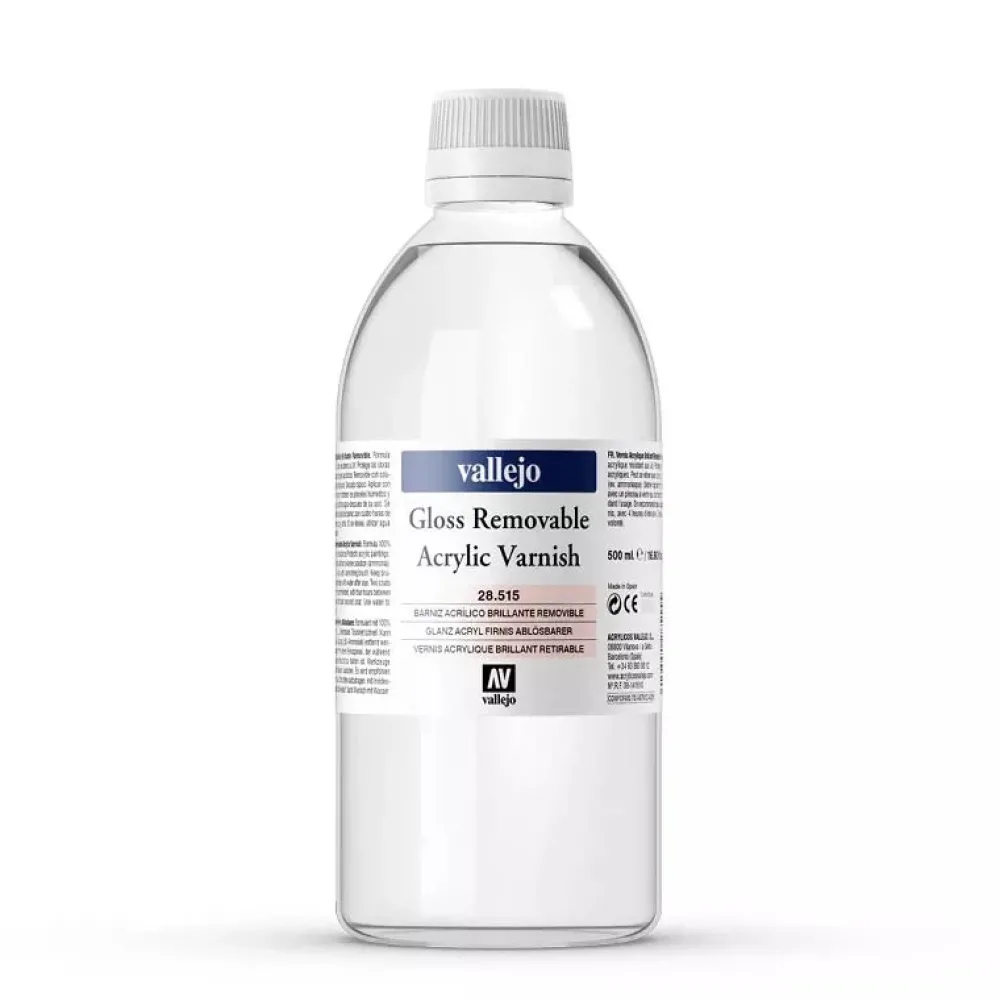 Clearance Barniz 515 brillante removible Artist 500ml Barnices