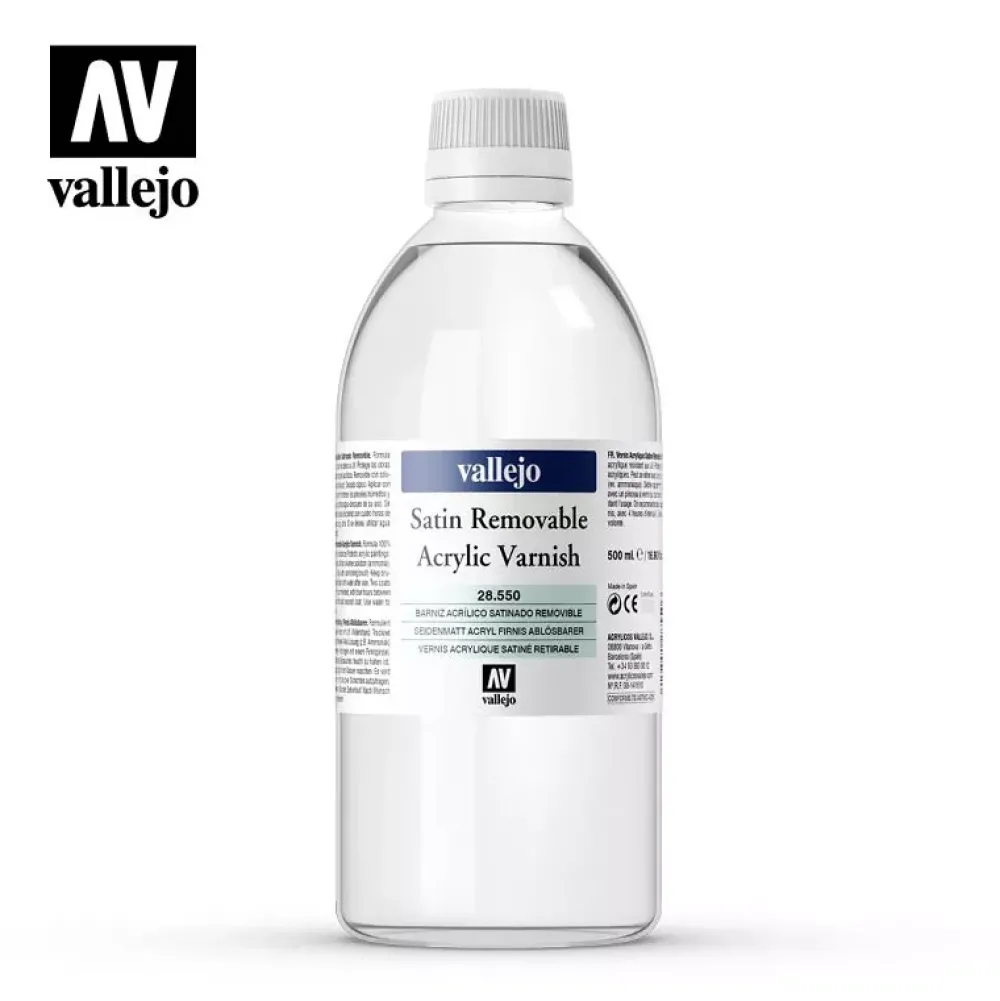 Best Barniz 550 satinado removible Artist 500ml Barnices
