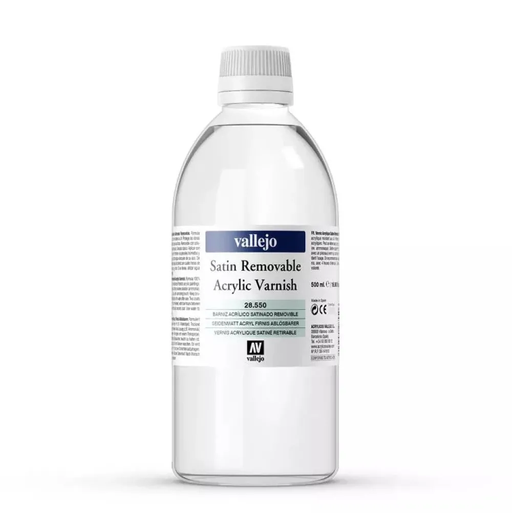 Best Barniz 550 satinado removible Artist 500ml Barnices