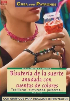 Clearance Bisutería de la suerte anudada con cuentas de colores Abalorios