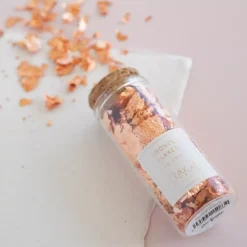 Online Botella de Cristal 3gr con Copos Bronze Flakes Wax it Doraduras