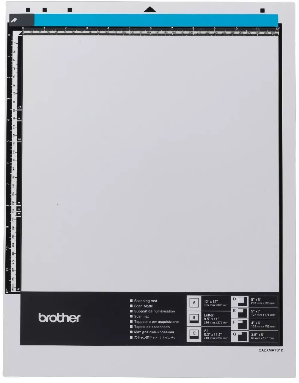 Clearance DX ScanNCut Tapete de Escaneo 30,5x30,5 cm Brother