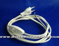 Best Cable, Interruptor y Enchufe blanco Lámparas