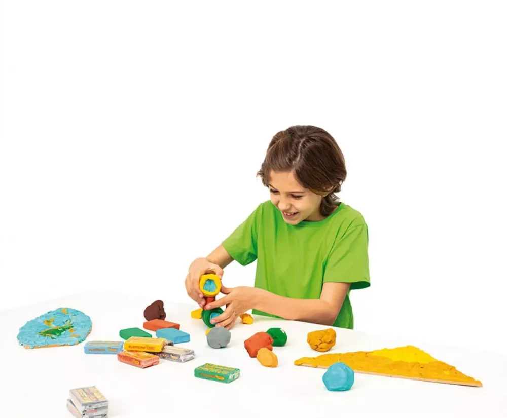 Best Caja 6 Barras de Plastilina Colores Nature 15gr Niños Niños Y Regalos|Pastas Moldeables