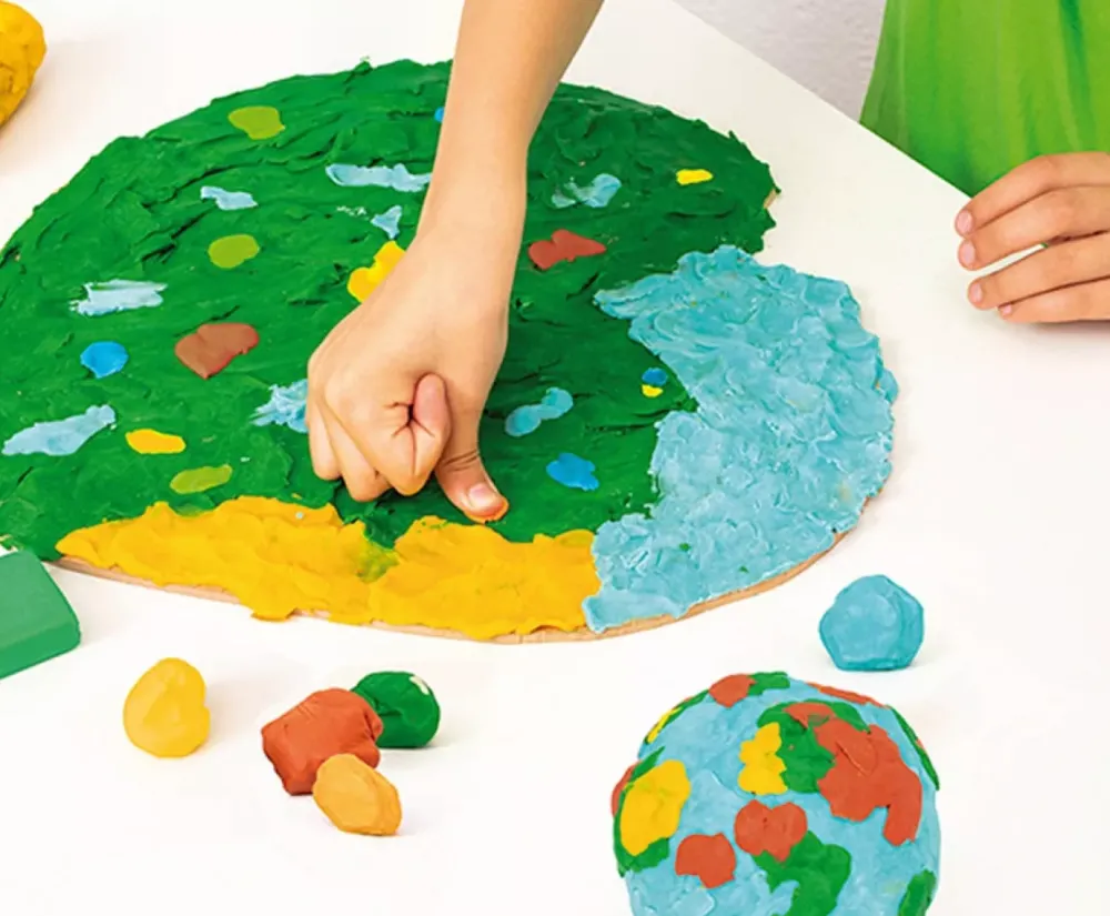 Best Caja 6 Barras de Plastilina Colores Nature 15gr Niños Niños Y Regalos|Pastas Moldeables