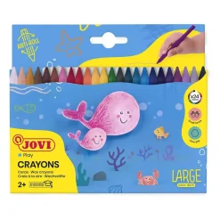 Sale Caja 24 ceras Large Easy Grip Niños Niños Y Regalos