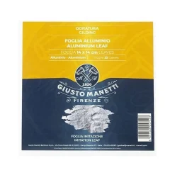 Clearance Caja 20 libros 25 hojas imitación aluminio 14x14cm Doraduras|Doraduras