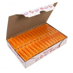 New Caja 30 Pastillas de Plastilinas Naranja 50gr Niños Niños Y Regalos|Pastas Moldeables