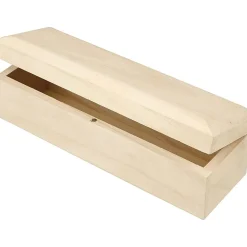 Online Caja alargada de madera 20x6x6 cm Maderas