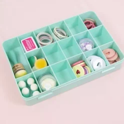 Discount Caja Con 17 Compartimentos Blanca Organización