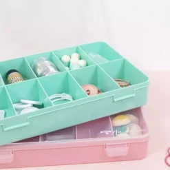Sale Caja Con 10 Compartimentos Blanca Organización