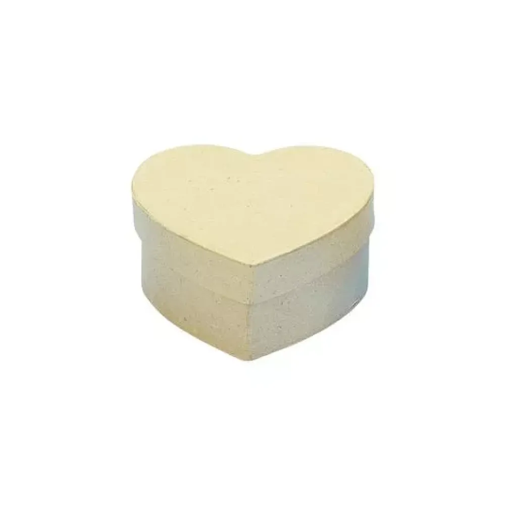 Discount Caja Corazón de Papel Maché 13x13cm Organización|Cartón Y Papel Maché