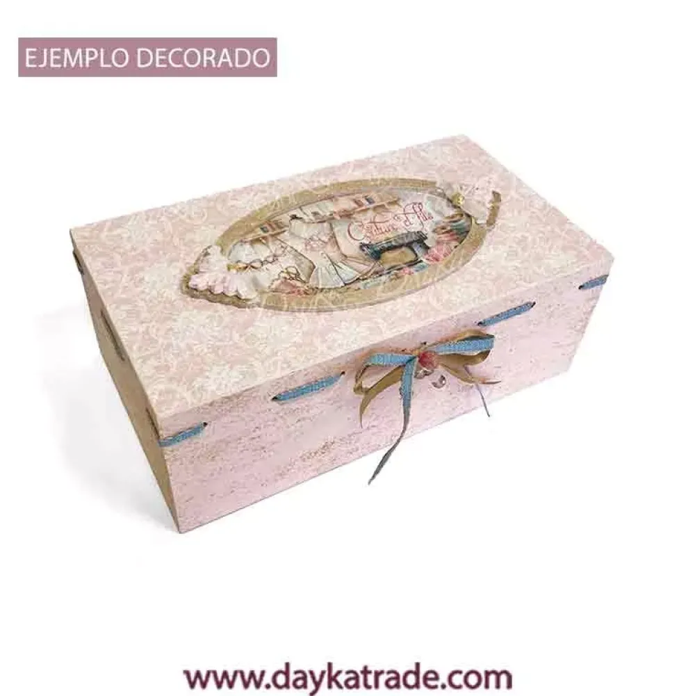 Clearance Caja costura + Tela Prediseñada Dayka Organización