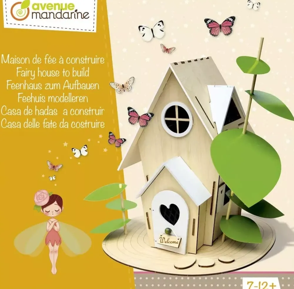 Clearance Caja Creativa Casa de Hadas a Construir Niños Maderas|Niños Y Regalos
