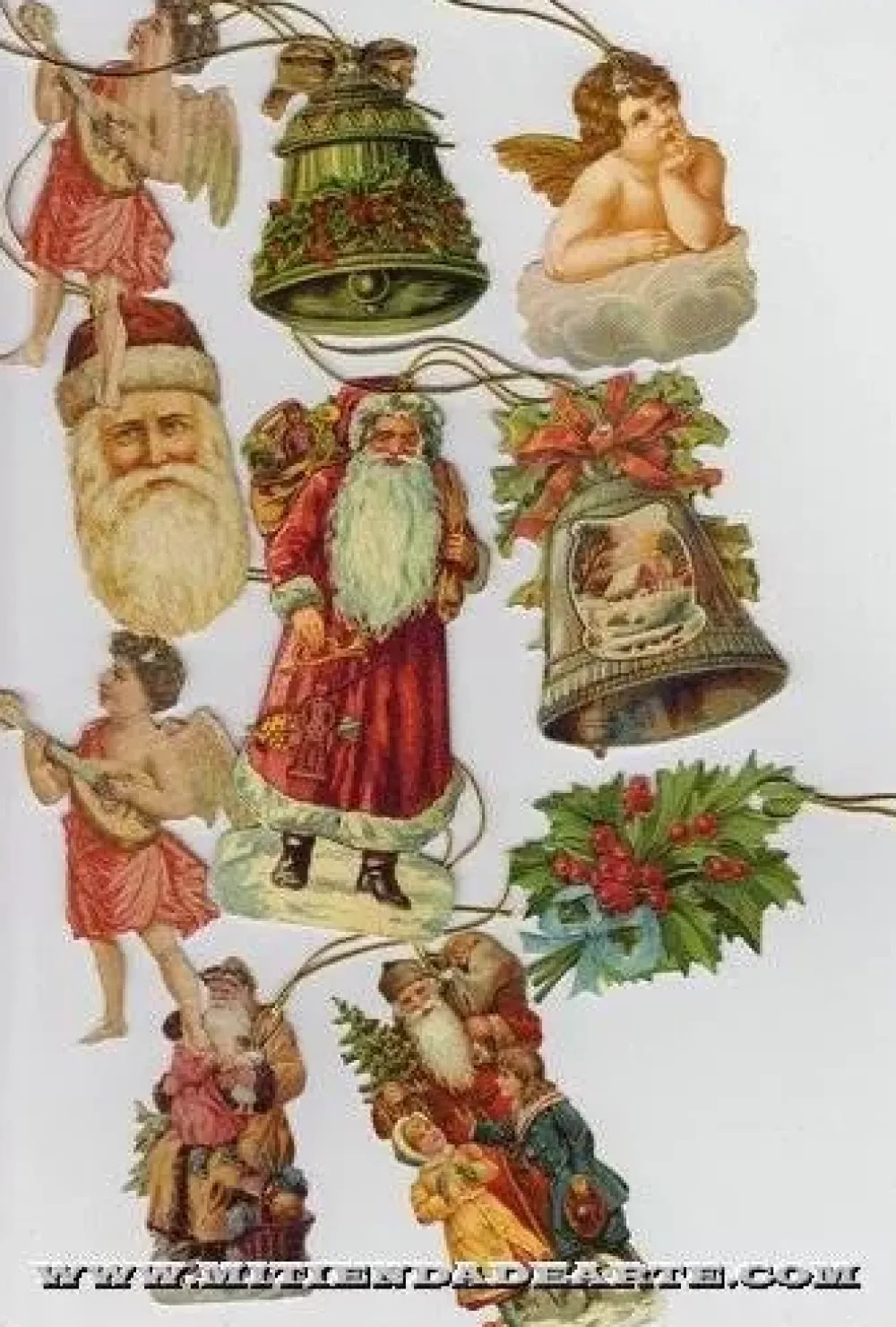 New Caja Cromos alemanes Navidad caja metálica Navidad