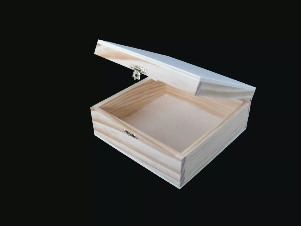 Outlet Caja cuadrada de madera pequeña Organización|Maderas