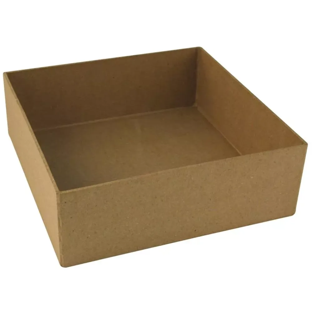 Sale Caja cuadrada Love de papel maché Organización|Cartón Y Papel Maché