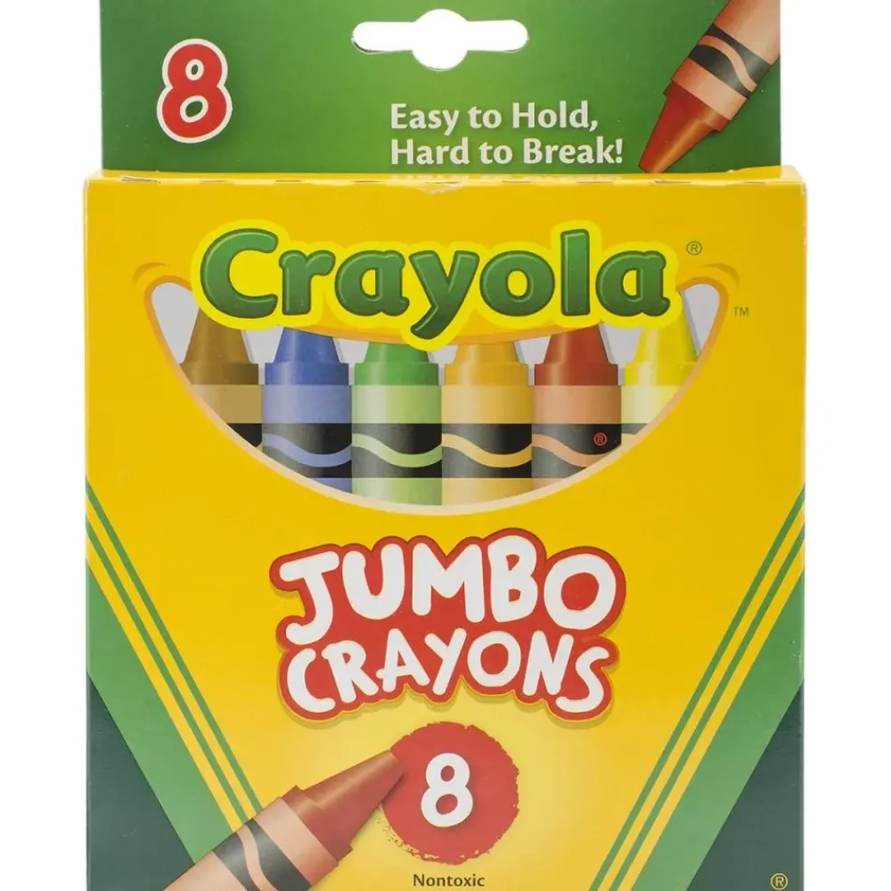 Hot Caja de 8 Jumbo Crayons Niños Niños Y Regalos