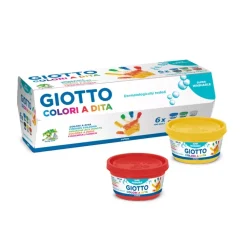 Sale Caja de 6 Pintura de Dedos 100ml Niños Niños Y Regalos