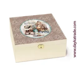 Clearance Caja de accesorios + Tela Prediseñada Dayka Organización