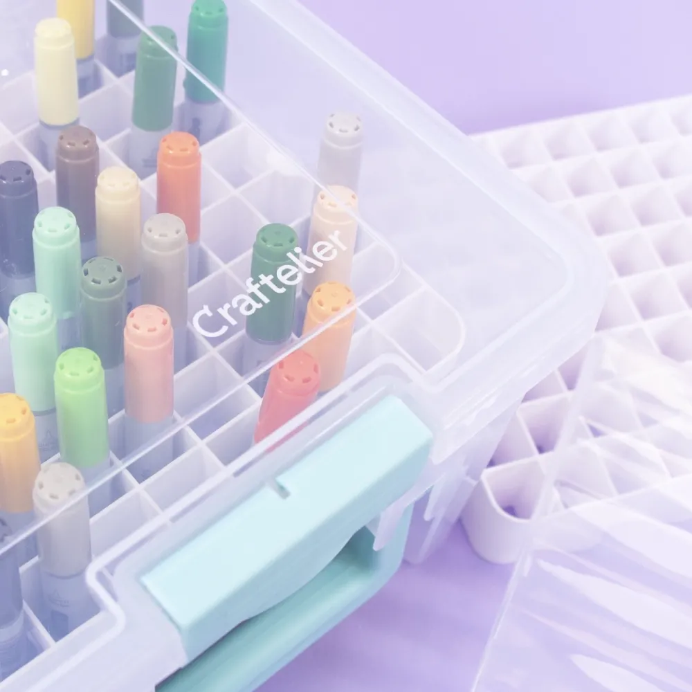 Online Caja de almacenamiento para tarjetas y rotuladores Organización