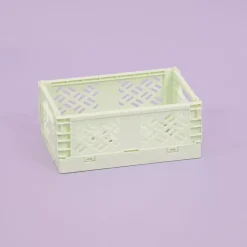 Clearance Caja de almacenamiento plegable Pequeña Mint Organización