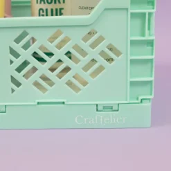 New Caja de almacenamiento plegable Grande Blanca Organización