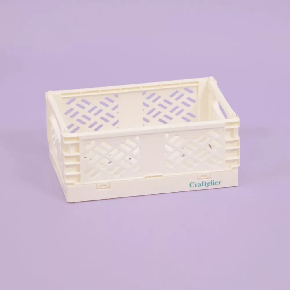 Outlet Caja de almacenamiento plegable Pequeña Blanca Organización