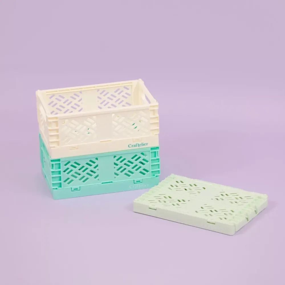 Outlet Caja de almacenamiento plegable Pequeña Blanca Organización