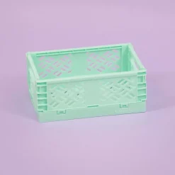Hot Caja de almacenamiento plegable Pequeña Turquesa Organización