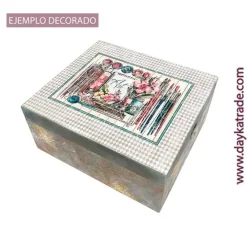 Clearance Caja de arte + Tela Prediseñada Dayka Organización
