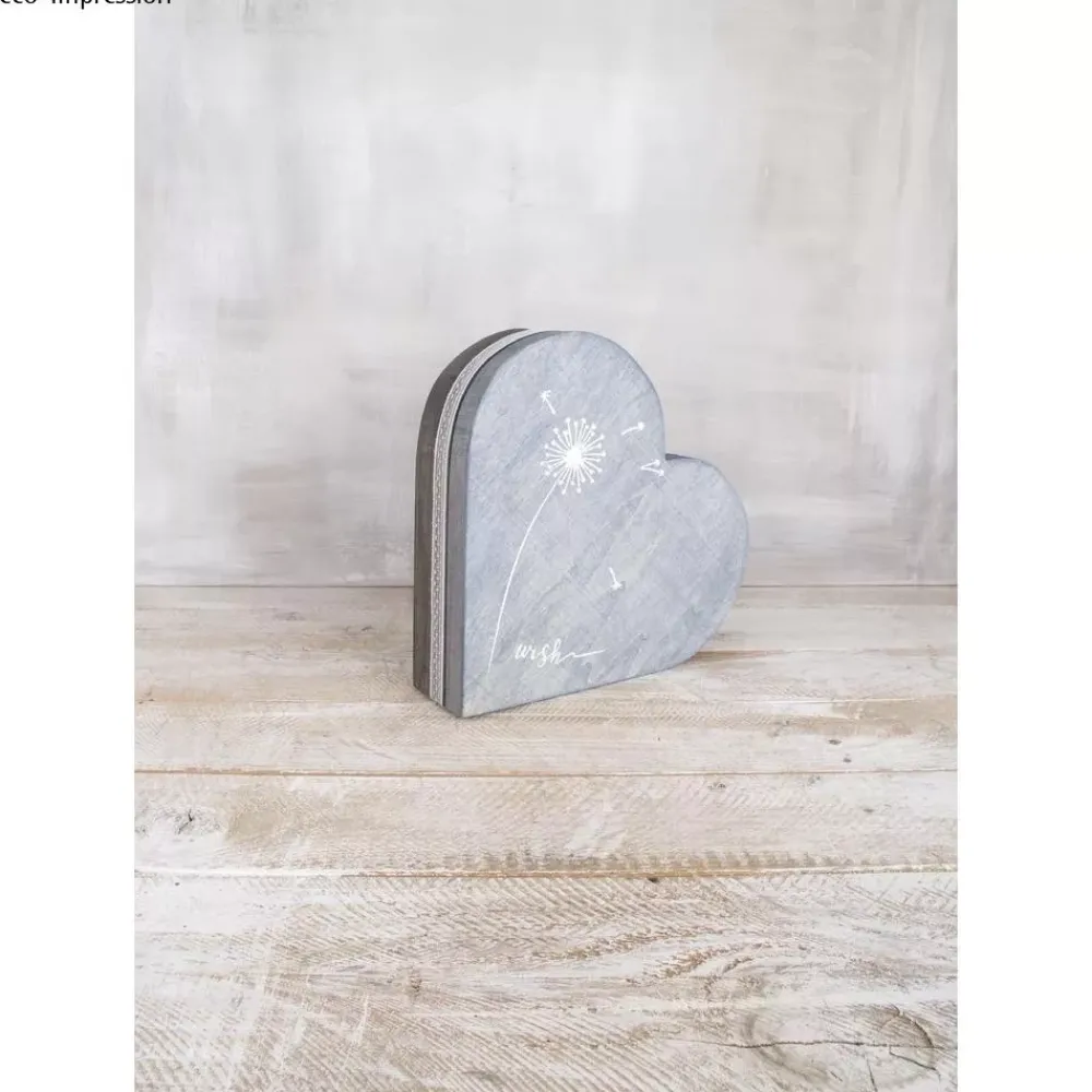 Outlet Caja de corazón en madera Organización|Maderas