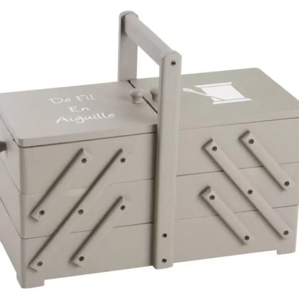 New Caja de costura de madera Maderas
